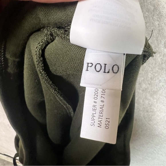 Polo Ralph Lauren Double Knit Jogger Pants Mens Large Green 35x29 - Picture 4 of 4